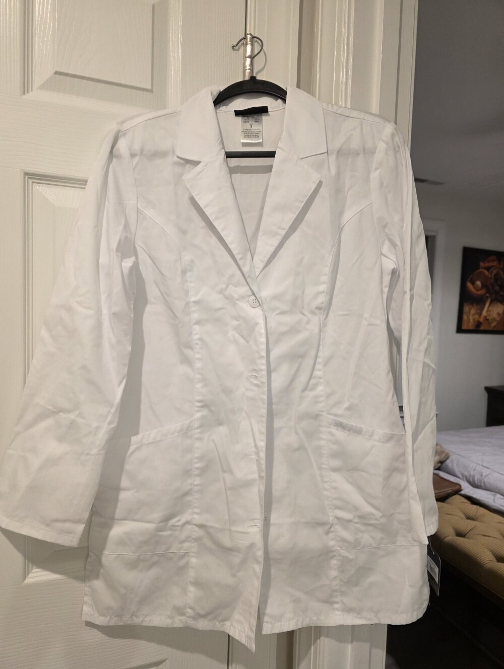 Cherokee Women's Fashion White Lab Coat 2 Count - Picture 6 of 7